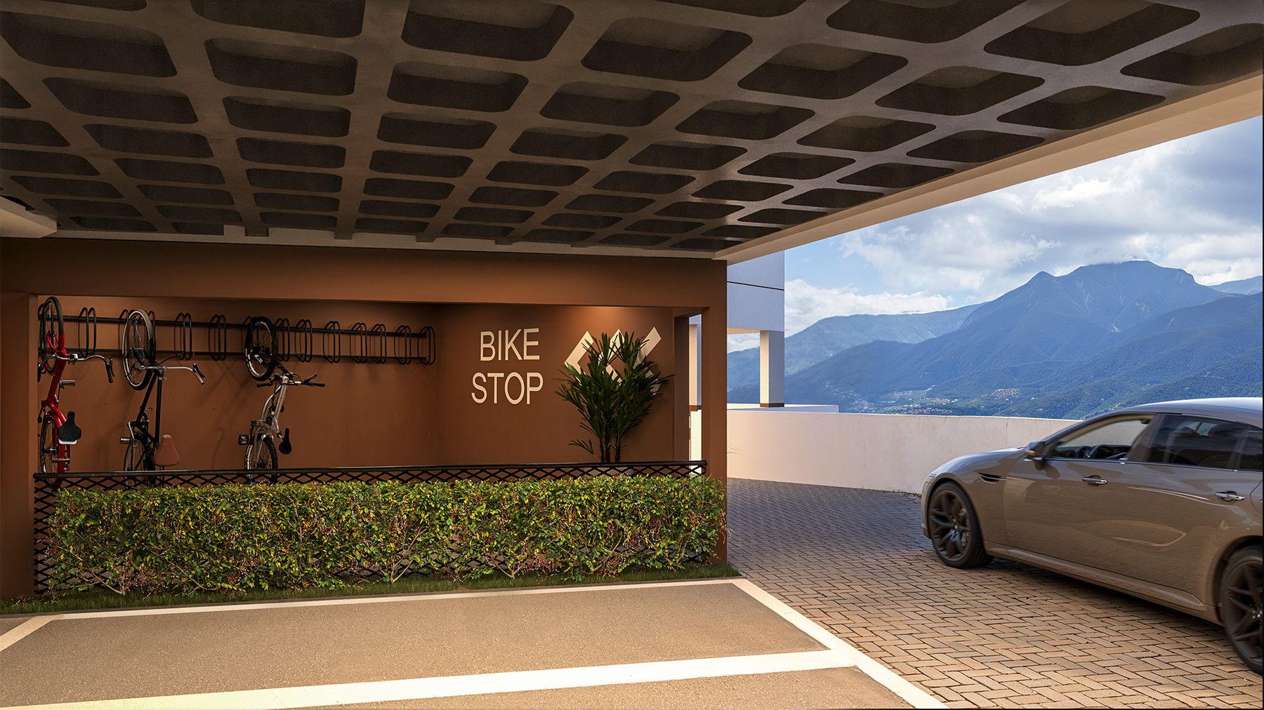 Imagem 3D de empreendimento MCMV pela Icônico Studio